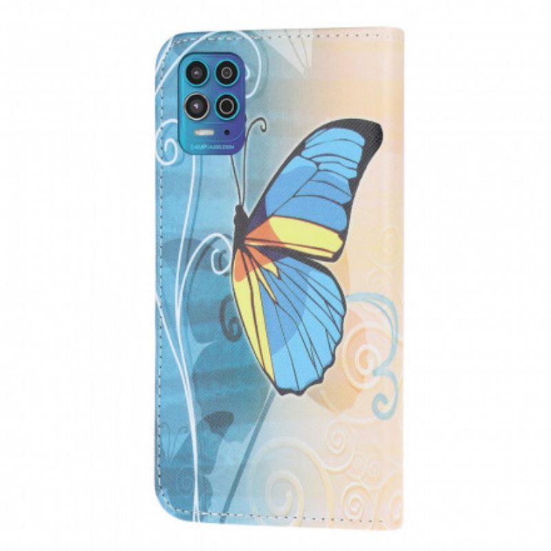 Kotelot Moto G100 Perhosia