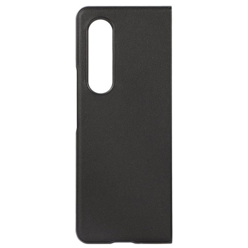 Kuori Samsung Galaxy Z Fold 4 Klassinen Aito Nahkapäällysteinen