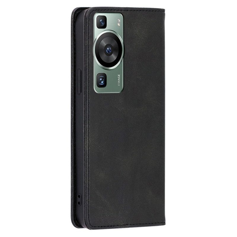 Puhelinkuoret Huawei P60 Pro Kotelot Flip Pohkeen Rakenne